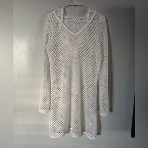 NWOT White Cover-Up Dress